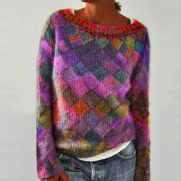 Heidi-Mode | Buntes Trendiges Design Damenpullover