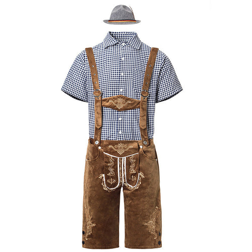 Heidi-Mode Deutsch Männer Oktoberfest Lederhosen