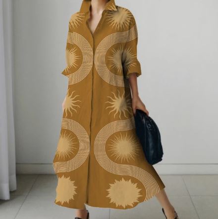 Heidi-Mode | Elegantes Hemdblusenkleid für Damen mit Perfektem Sitz