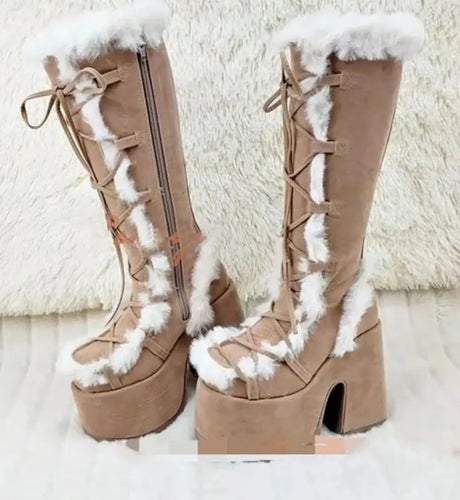 Heidi-Mode | Neue Winter Frauen Schnee Stiefel Plattform  (Saison  1)