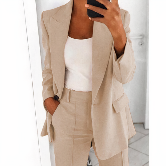 Heidi-Mode | Hose - & Blazer Set Damen Elegant & Vielseitig Für Jeden Anlass