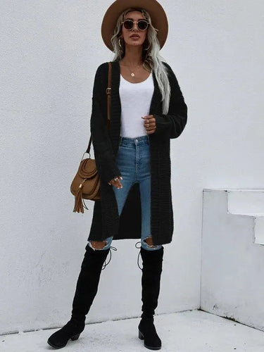 Heidi-Mode | Strick Lang Frauen Strickjacke Pullover