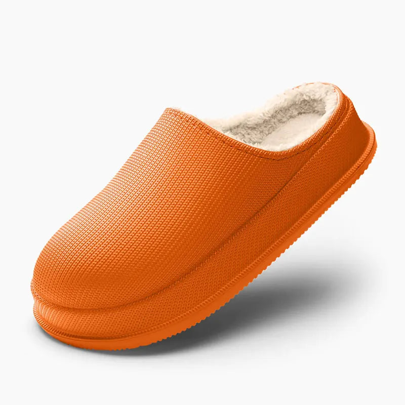 Warme Slipper mit Wollfutter