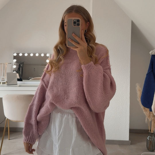 Heidi-Mode | Luxuriöser Übergroßer Strickpullover