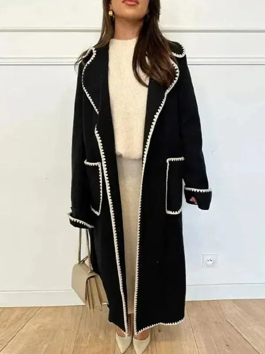 Heidi-Mode | Oversized Gürtelter Frauen Trenchcoat