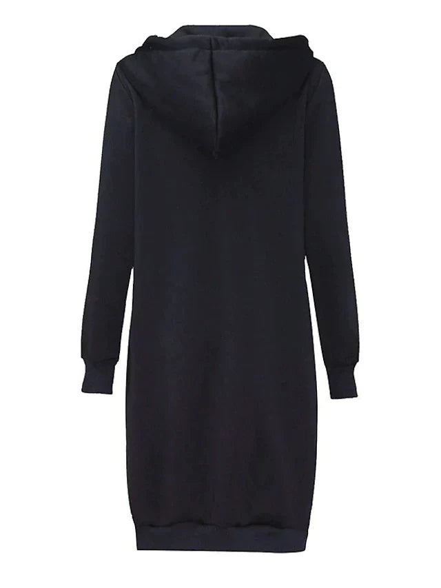 Heidi-Mode | Damen Lange Kapuzenjacke