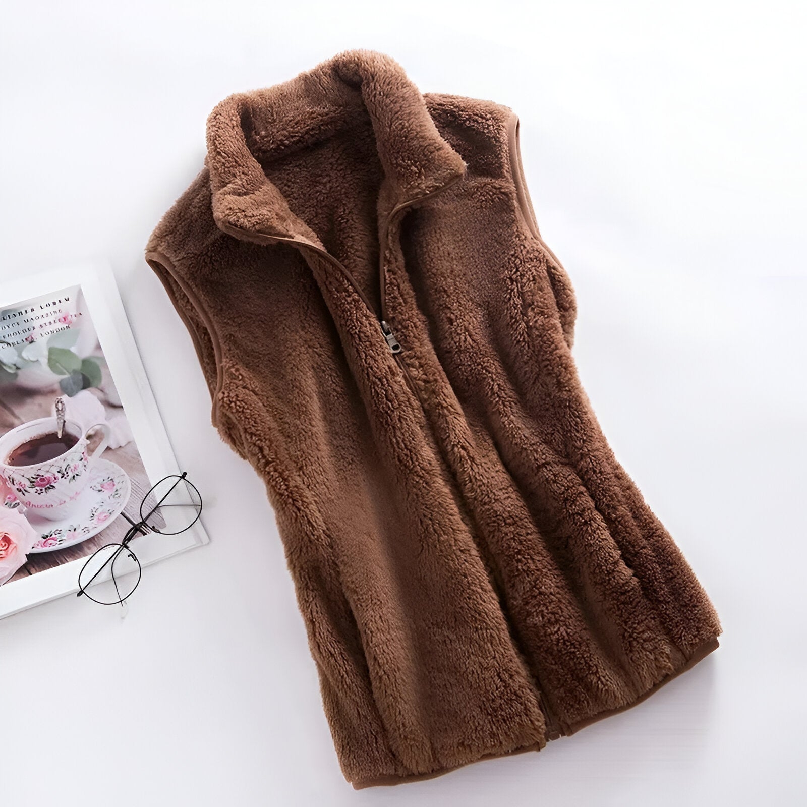 Heidi-Mode |  Polar Fleece-Winterweste für Frauen