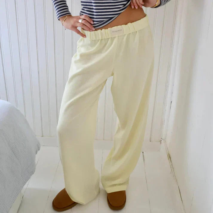 Heidi-Mode | Leinenhose Bequeme Hose aus Leinenstoff
