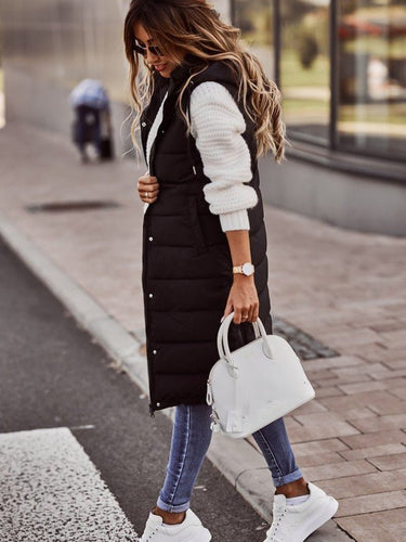 Heidi-Mode | Damen Bodywarmer-Weste lang