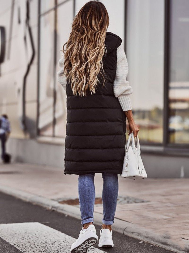 Heidi-Mode | Damen Bodywarmer-Weste lang