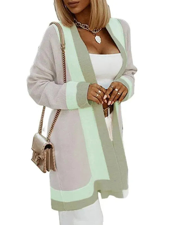 Heidi-Mode | Warmer Strick Frauen Strickjacke Pullover