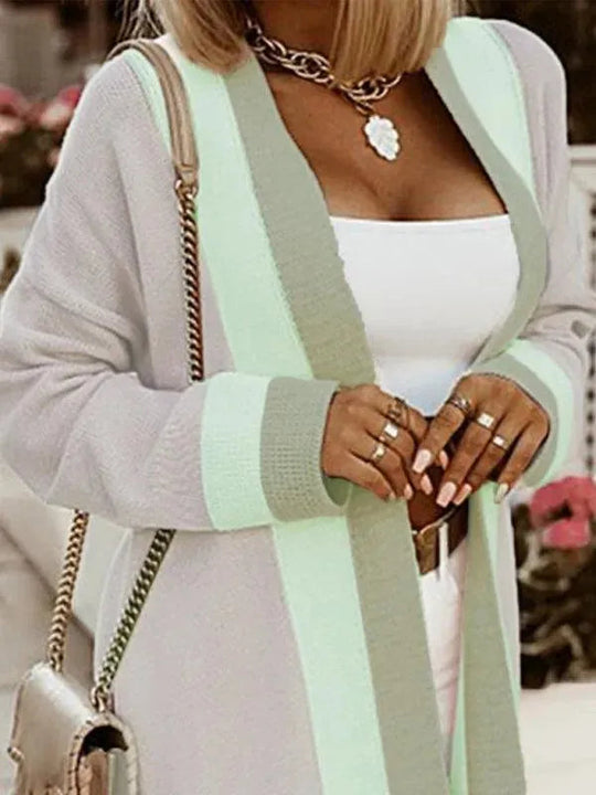 Heidi-Mode | Warmer Strick Frauen Strickjacke Pullover