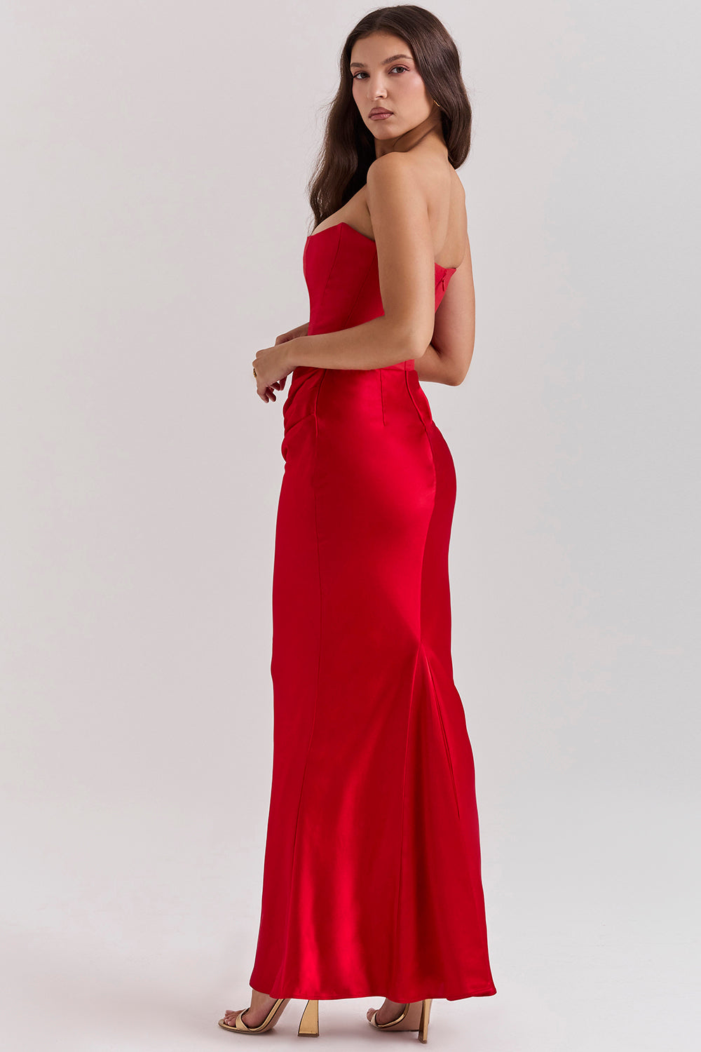 Heidi-Mode | Elegante Strapless Korsettkleid