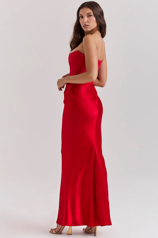 Heidi-Mode | Elegante Strapless Korsettkleid