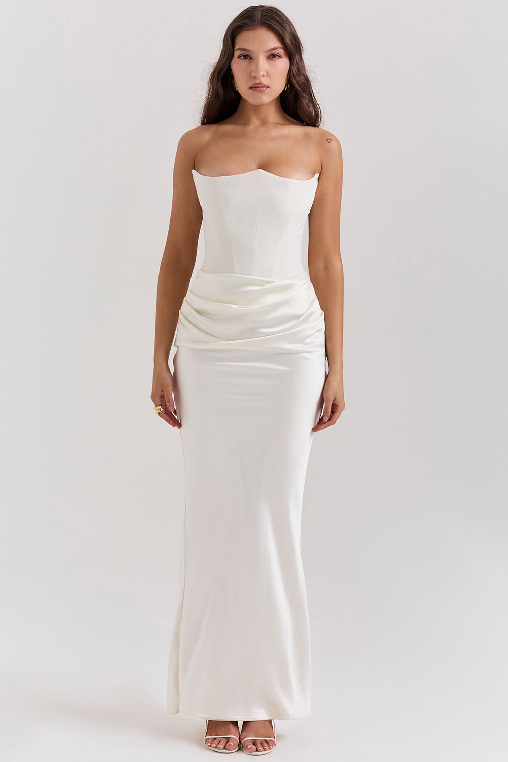 Heidi-Mode | Elegante Strapless Korsettkleid