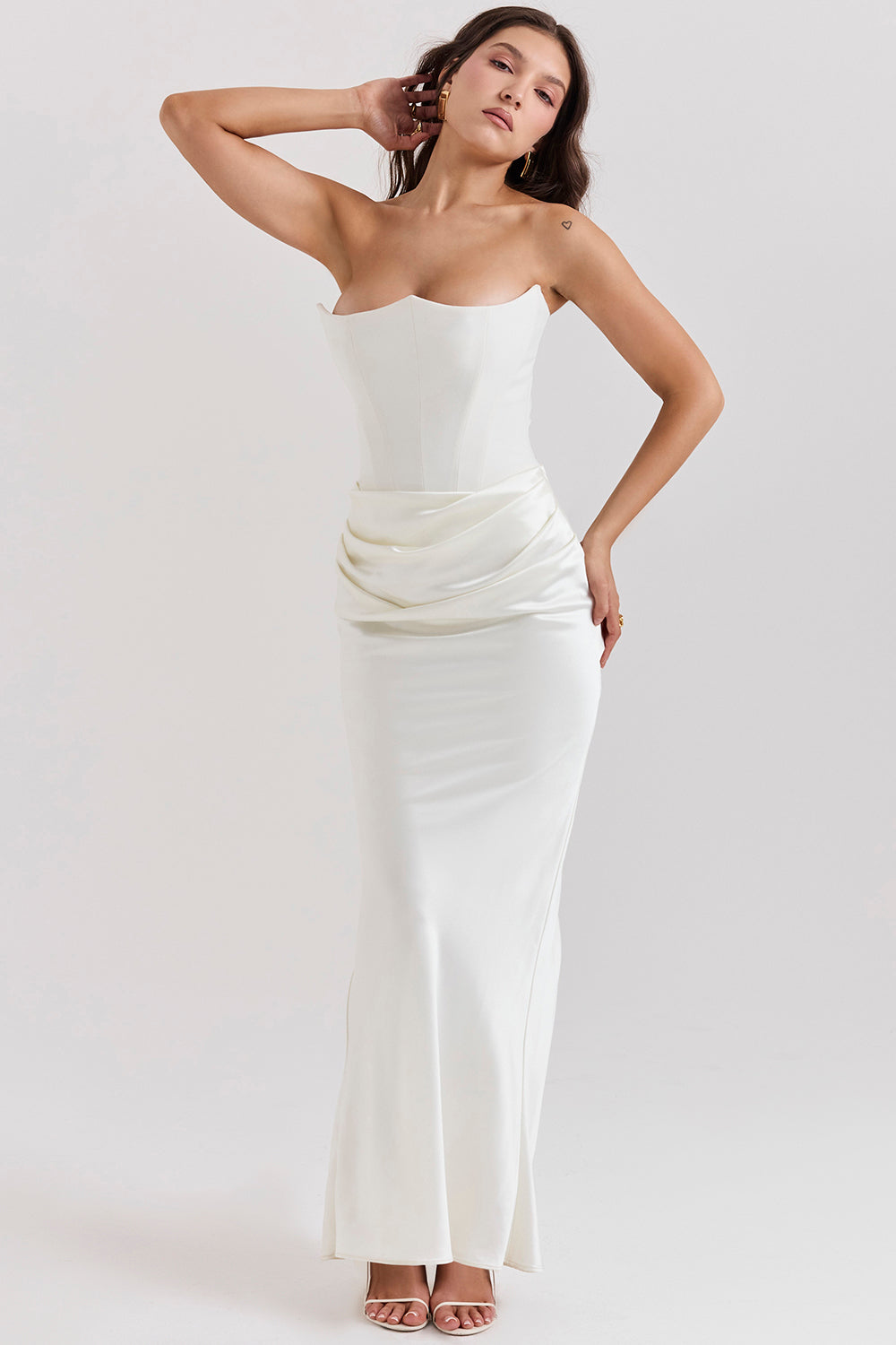 Heidi-Mode | Elegante Strapless Korsettkleid