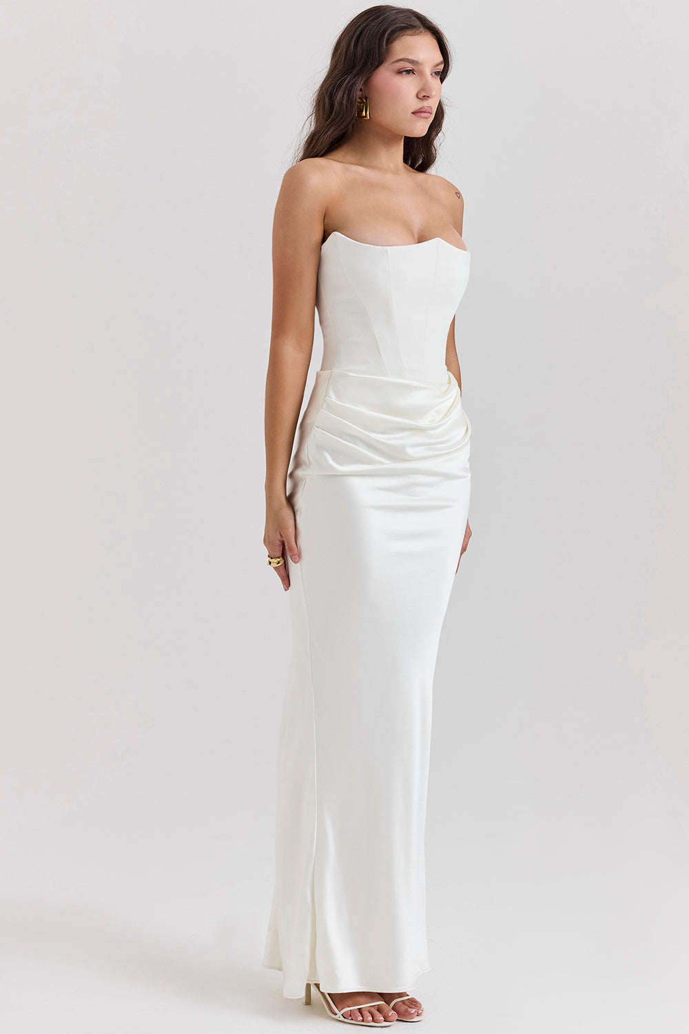Heidi-Mode | Elegante Strapless Korsettkleid