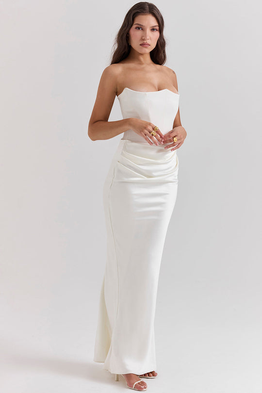 Heidi-Mode | Elegante Strapless Korsettkleid