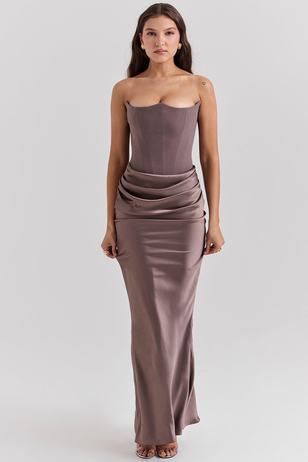 Heidi-Mode | Elegante Strapless Korsettkleid