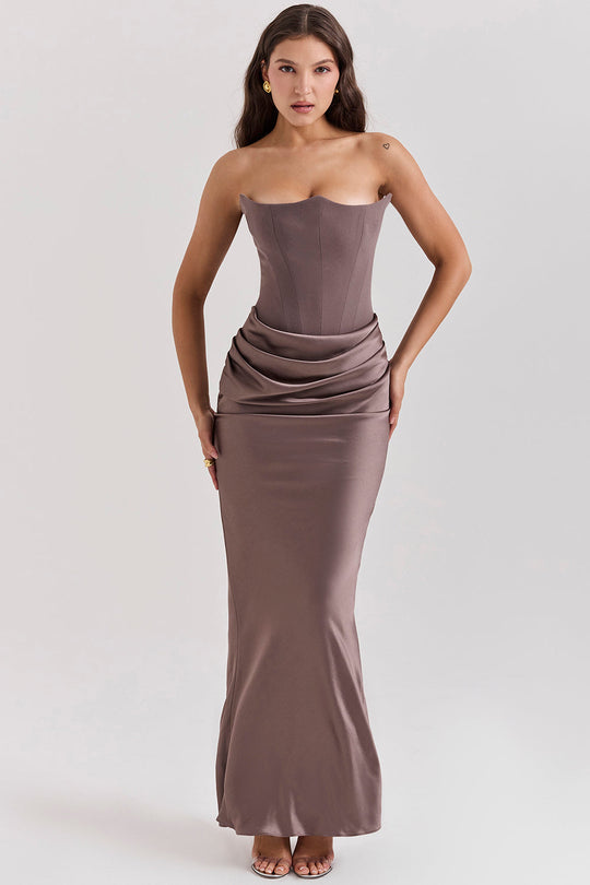 Heidi-Mode | Elegante Strapless Korsettkleid