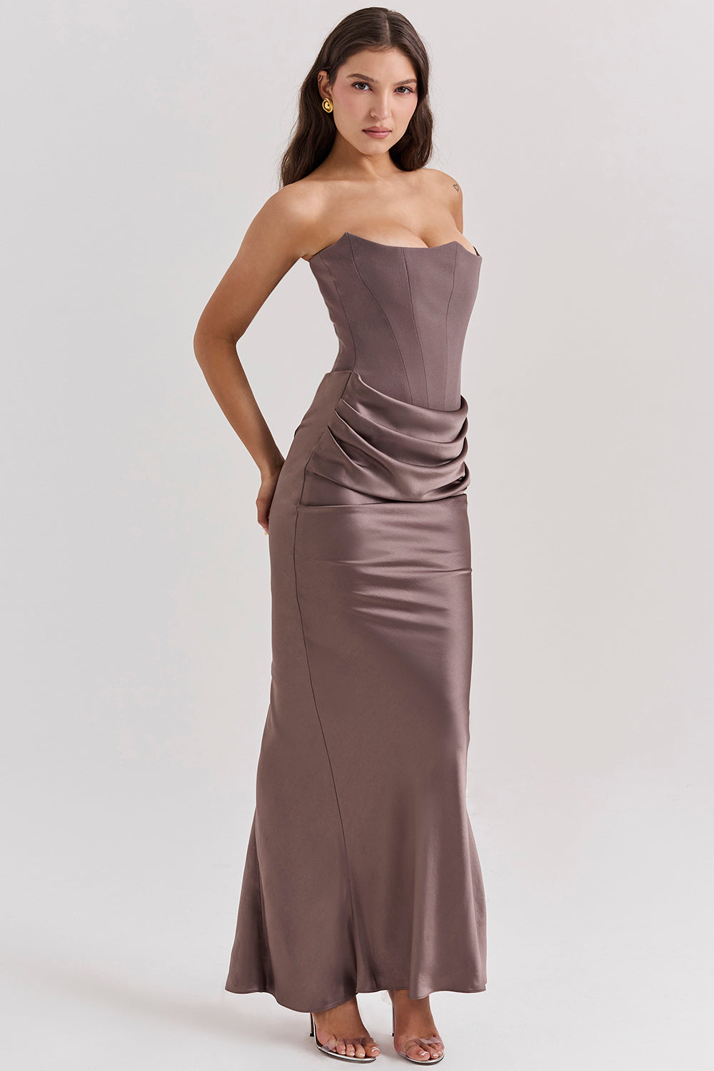 Heidi-Mode | Elegante Strapless Korsettkleid