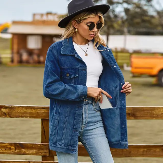 Heidi-Mode | Die Vintage Jeansjacke Unter Ihrem Mantel