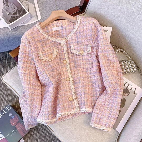 Heidi-Mode | Rosa Karos Tweedjacke