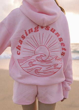 Sonnenuntergang Hoodie für Damen