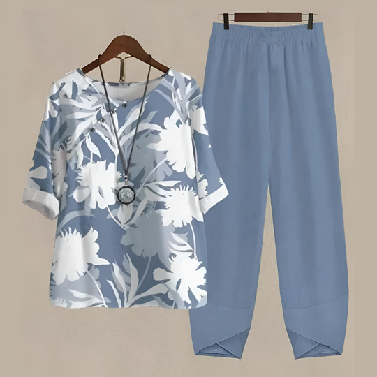 Heidi | Florales Sommer-Outfit-Set für Frauen