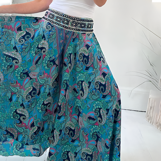 Heidi | Paisley-weites Bein Hose