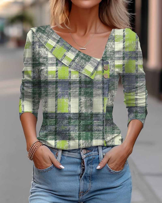 Heidi-Mode | Lässige Karierte Bluse