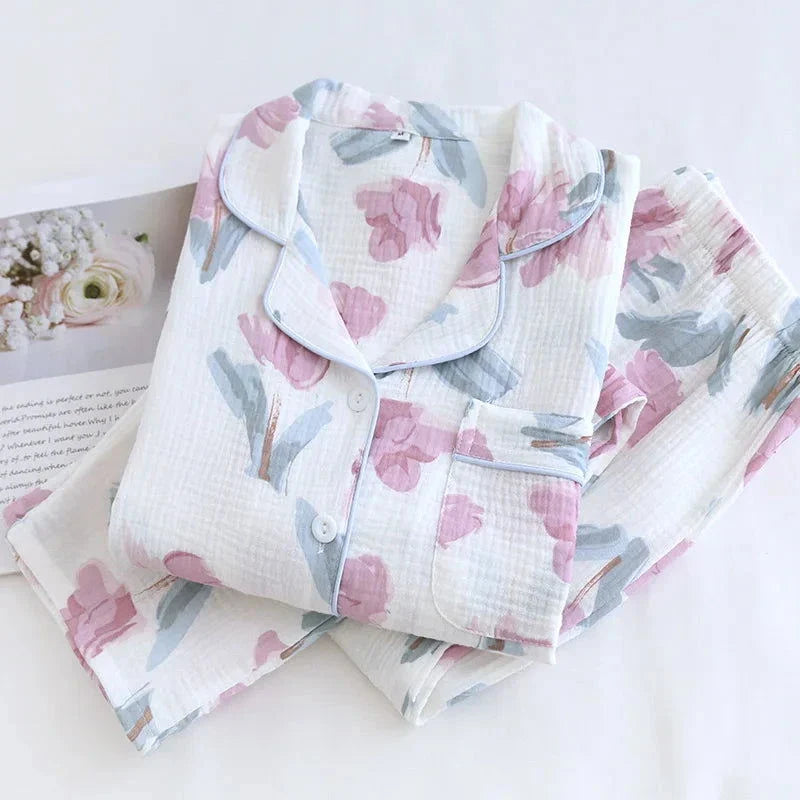 Heidi-Mode | Pyjamas Frau Blume Winter