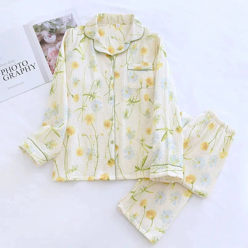 Heidi-Mode | Pyjamas Frau Blume Winter