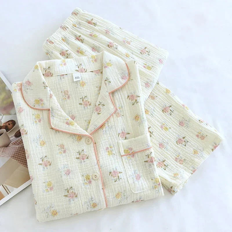 Heidi-Mode | Pyjamas Frau Blume Winter