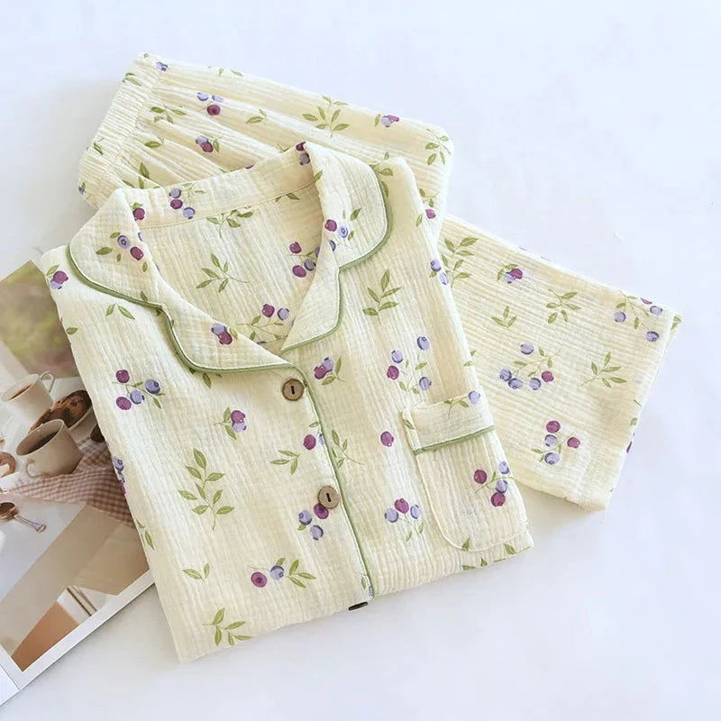 Heidi-Mode | Pyjamas Frau Blume Winter