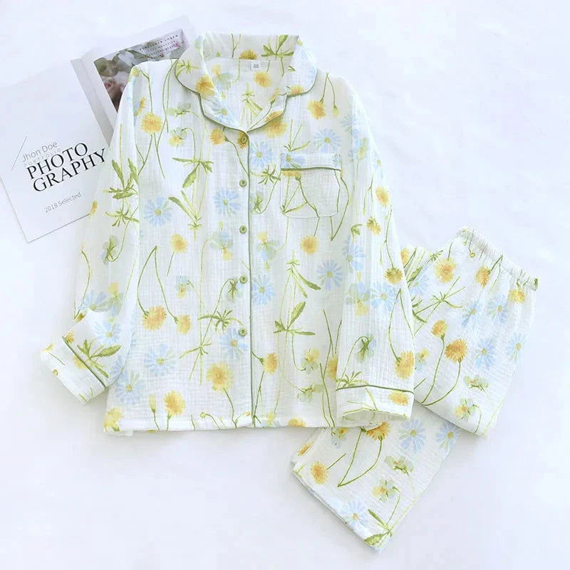 Heidi-Mode | Pyjamas Frau Blume Winter