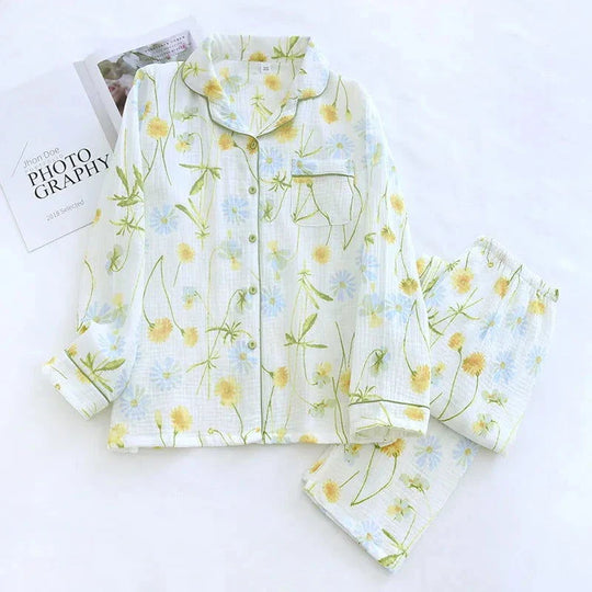 Heidi-Mode | Pyjamas Frau Blume Winter