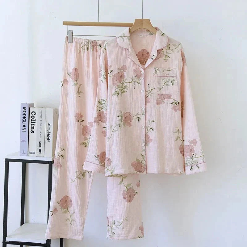 Heidi-Mode | Pyjamas Frau Blume Winter