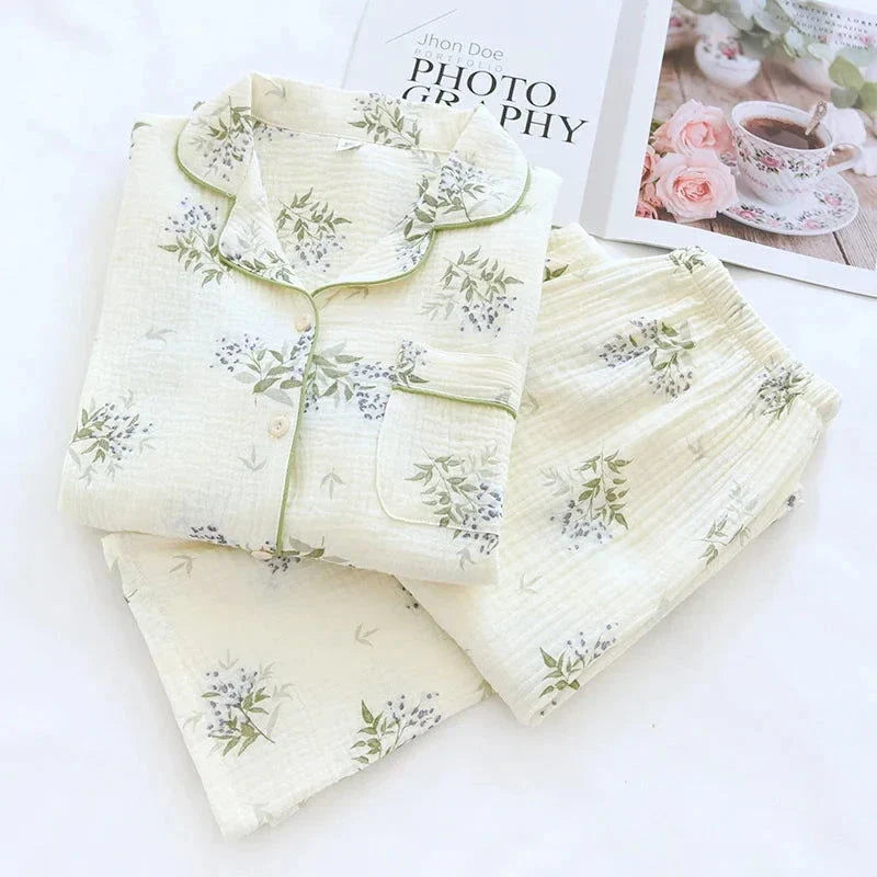 Heidi-Mode | Pyjamas Frau Blume Winter