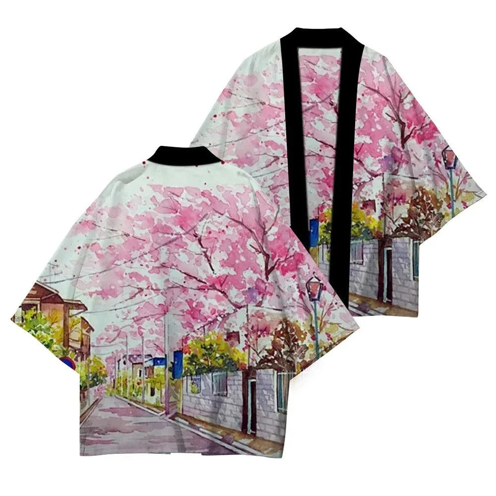 Heidi-Mode | Kimono Blumen Lang