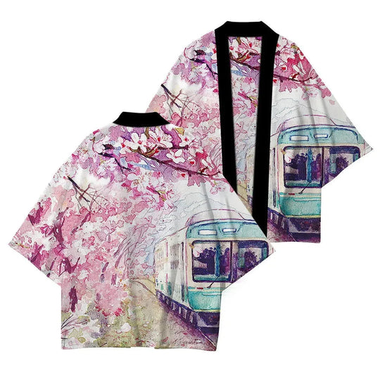 Heidi-Mode | Kimono Blumen Lang