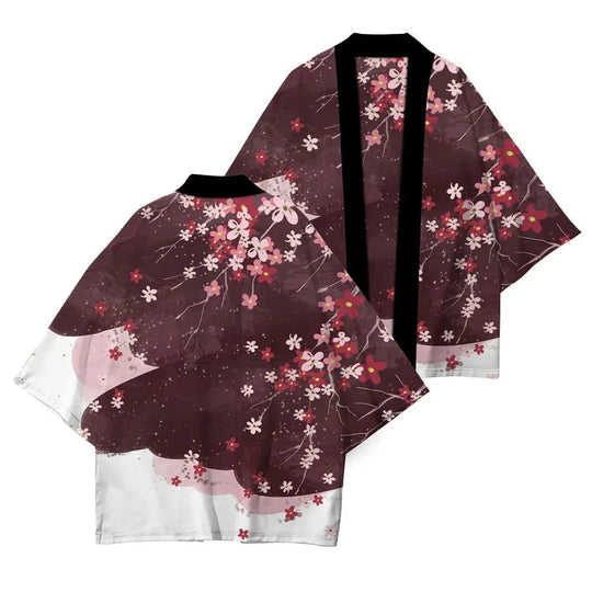 Heidi-Mode | Kimono Blumen Lang