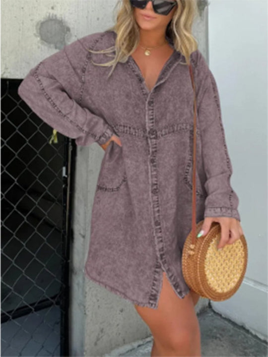 Heidi-Mode | Mini Jeanskleid Damen