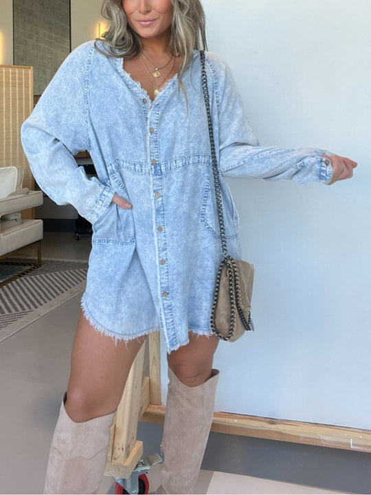 Heidi-Mode | Mini Jeanskleid Damen