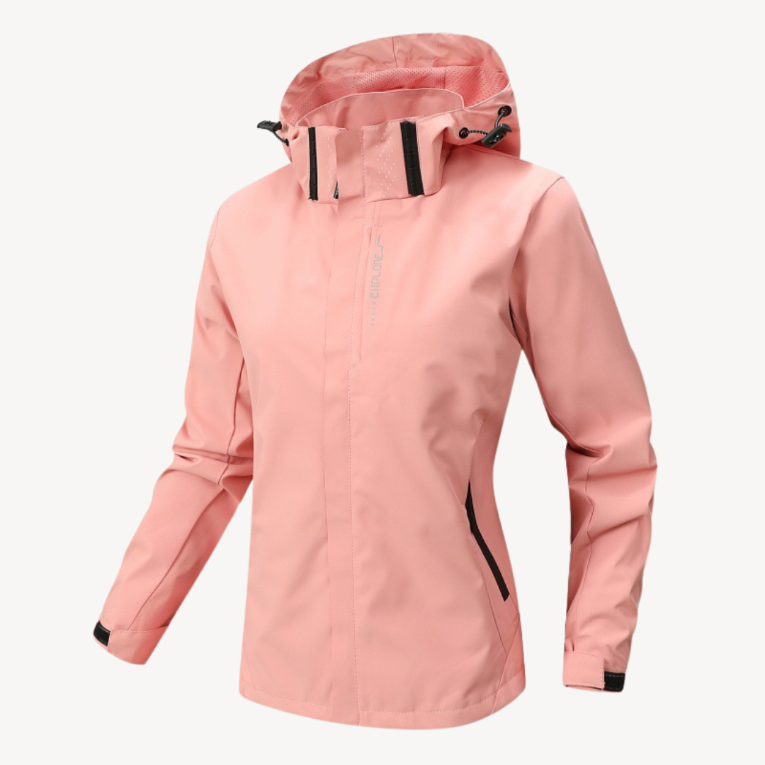 Heidi-Mode | Damen Wasserabweisende Windbreaker Wanderjacke