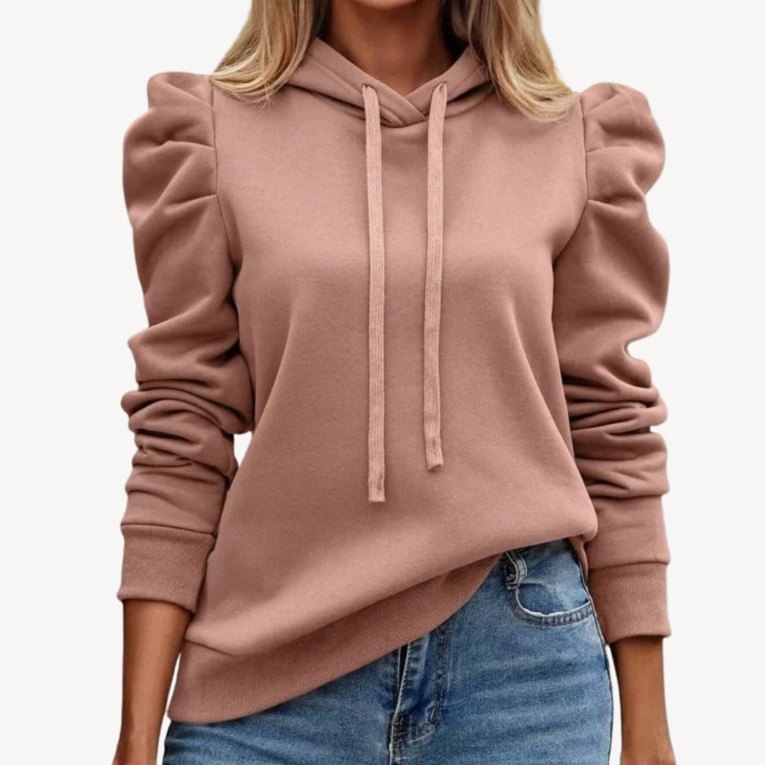 Heidi-Mode | Puffärmel Hoodie für Frauen