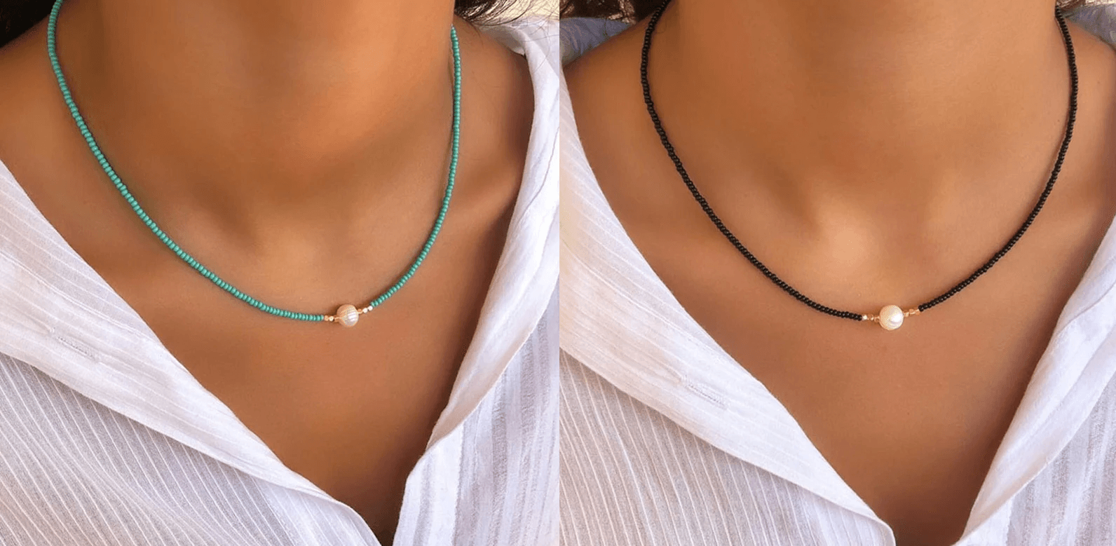 Heidi-Mode Pearl | Luxuriöse und elegante Perlenkette
