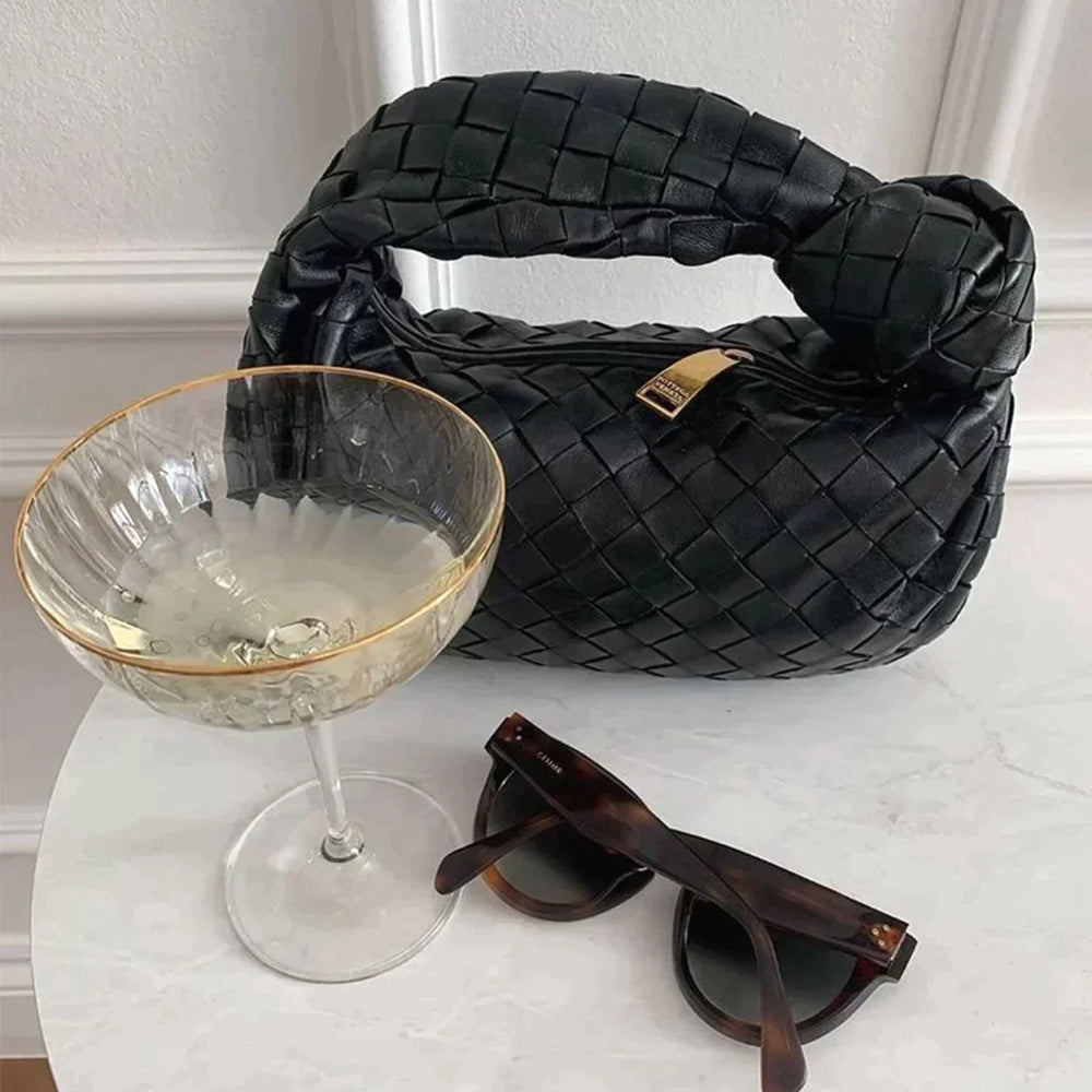 Heidi-Mode - Elegante moderne geflochtene Handtasche