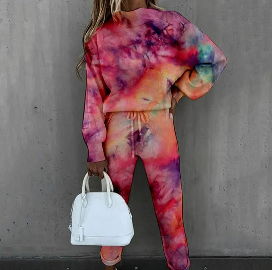 Heidi-Mode | Trendy Bedruckter Trainingsanzug Für Damen