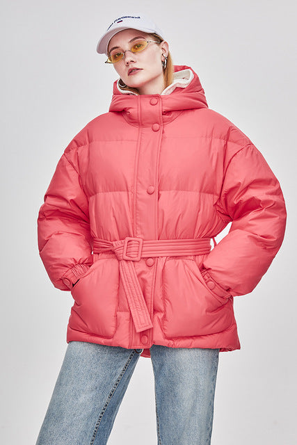 Heidi-Mode | Damen-Steppjacke mit Gürtel "Street Chic"